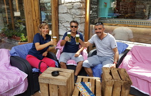 Depuis vendrei matin l'équipe logistique de Cap Bugey prépare activement l'arrivée du reste de l'équipe.