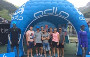 Cap Bugey reçu par le sponsor course.