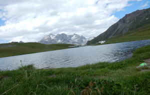 Parcours : arrivée au lac de l'Ouillette.