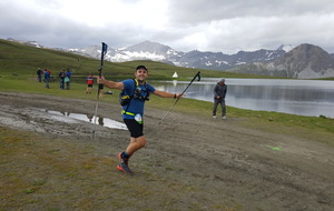 Dimitri au lac de l'Ouillette à 2515 m