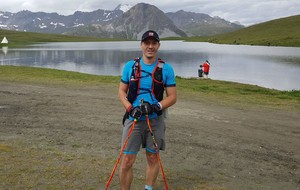 Jérôme au lac de l'Ouillette à 2515 m