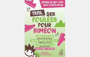 Trail des foulées pour Simeon