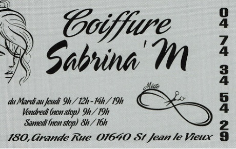 Coiffure Sabrina'M